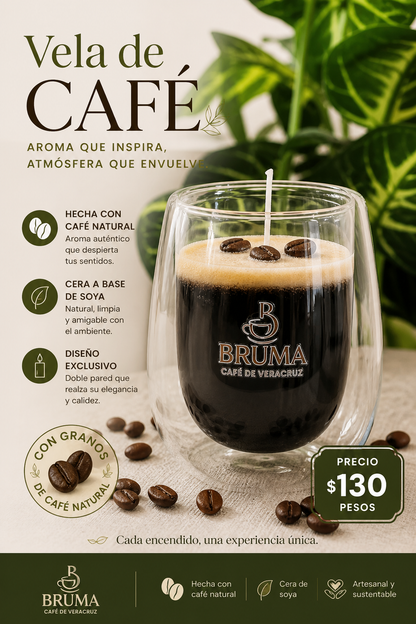 Vela Aromática a Base de Café